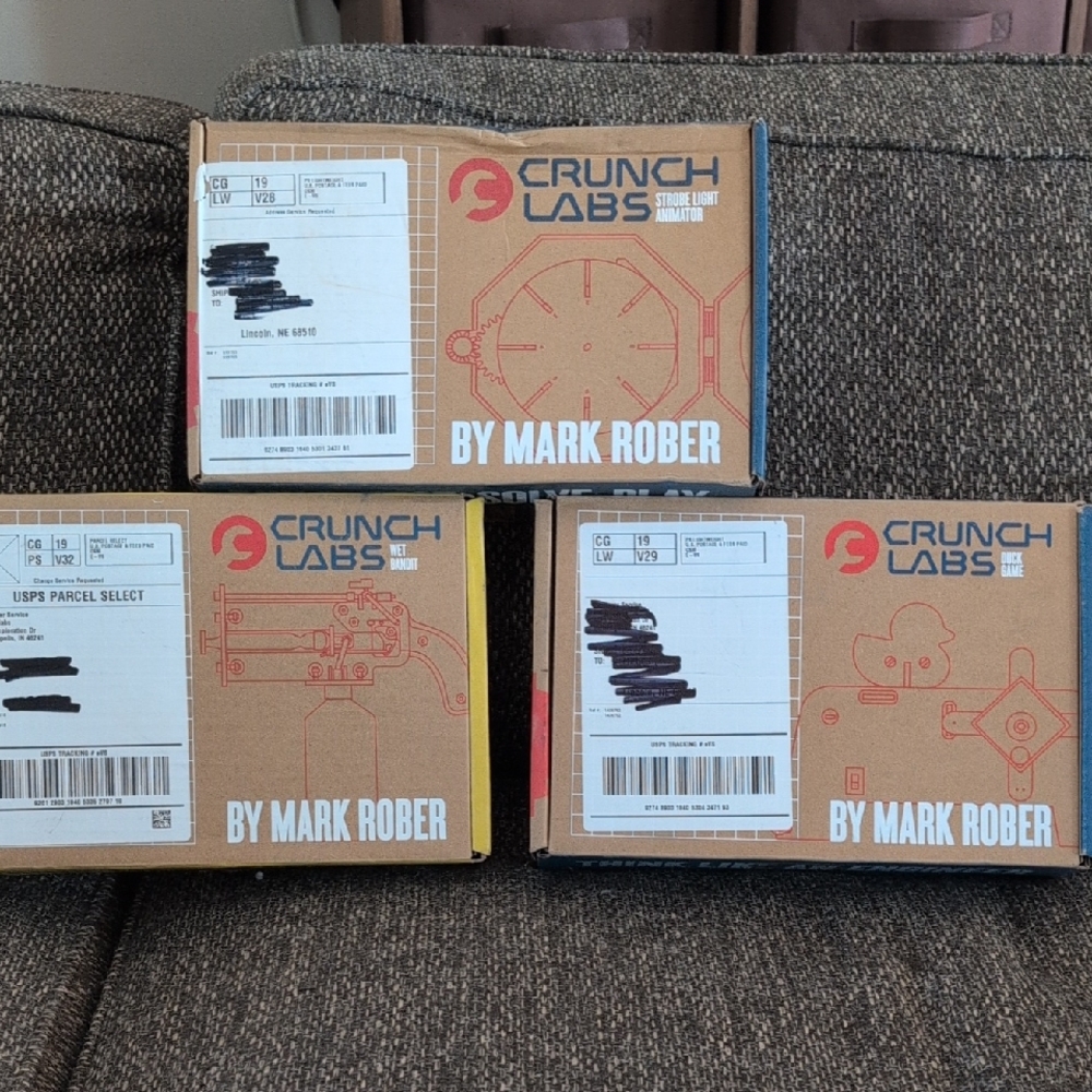 New And Unopened Crunch Labs by Mark Rober Box Set X 3